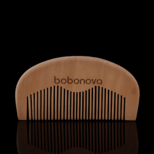 Peigne à cheveux en bois de poche personnalisé avec votre logo