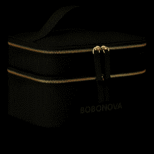 coffret à maquillage noir personnalisé