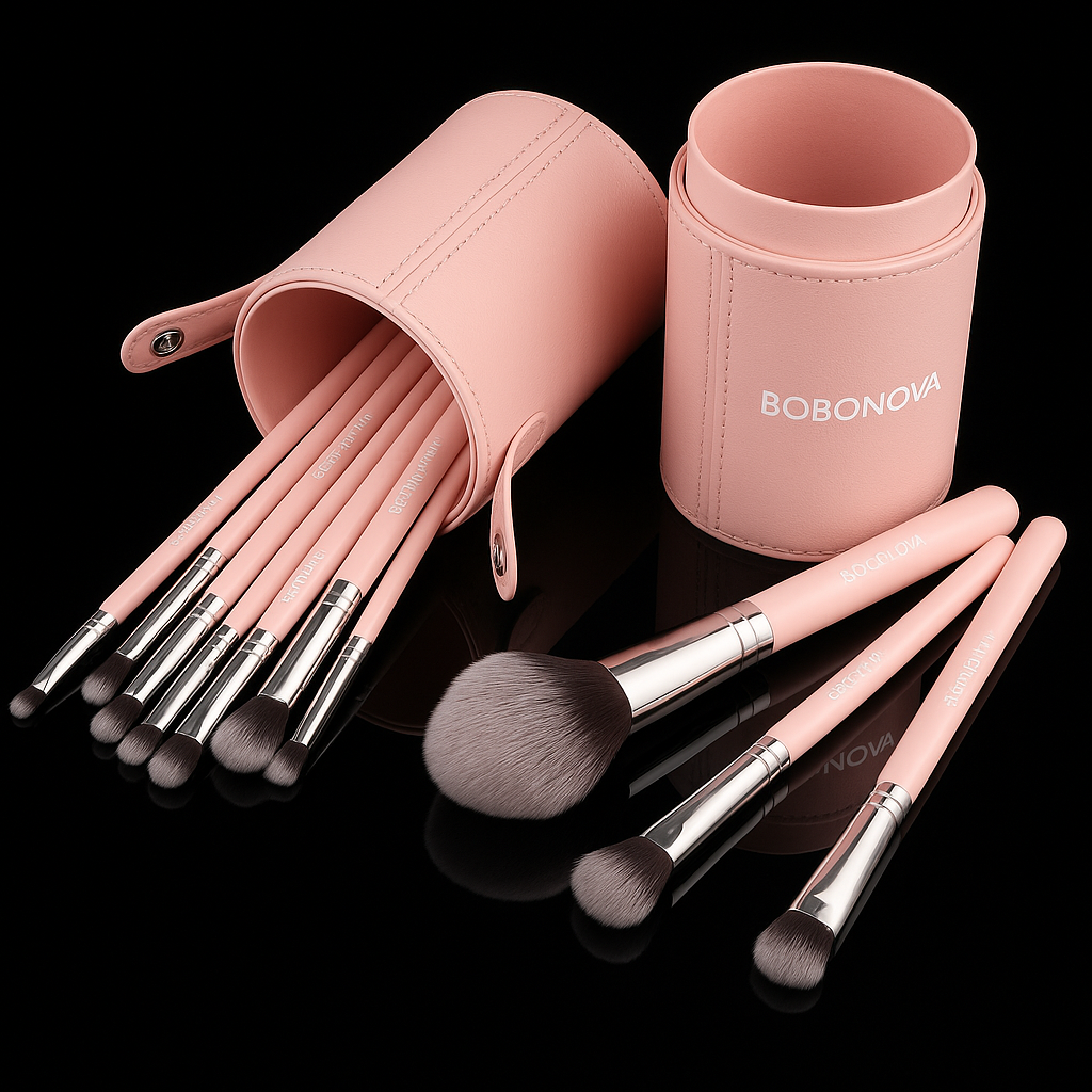 Boite à pinceaux maquillage