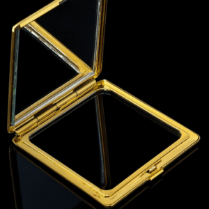 Double miroir de poche personnalisé avec votre logo
