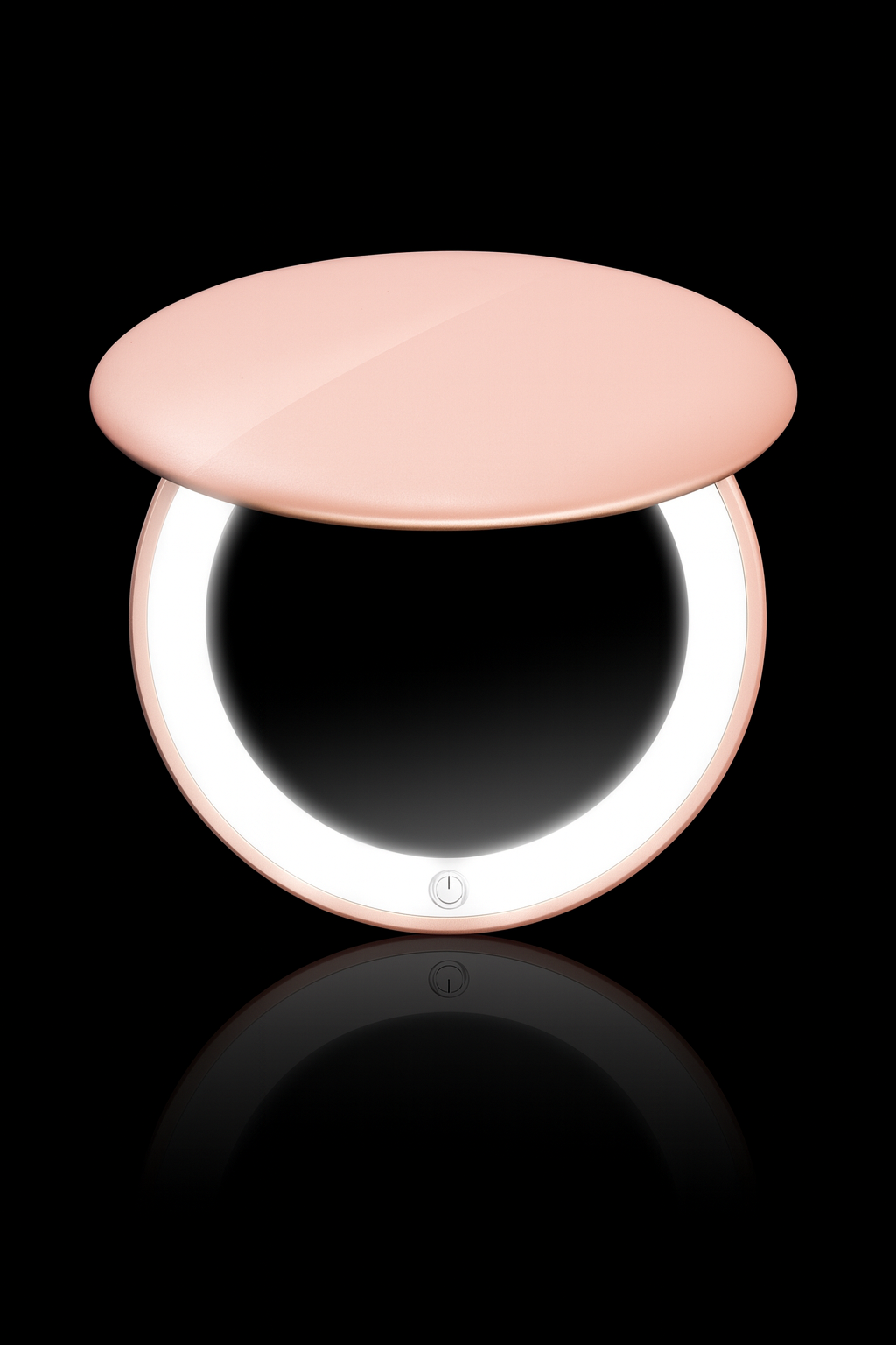 Double miroir lumière LED portable personnalisé avec votre logo