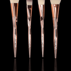 Pinceaux maquillages torsadés personnalisés