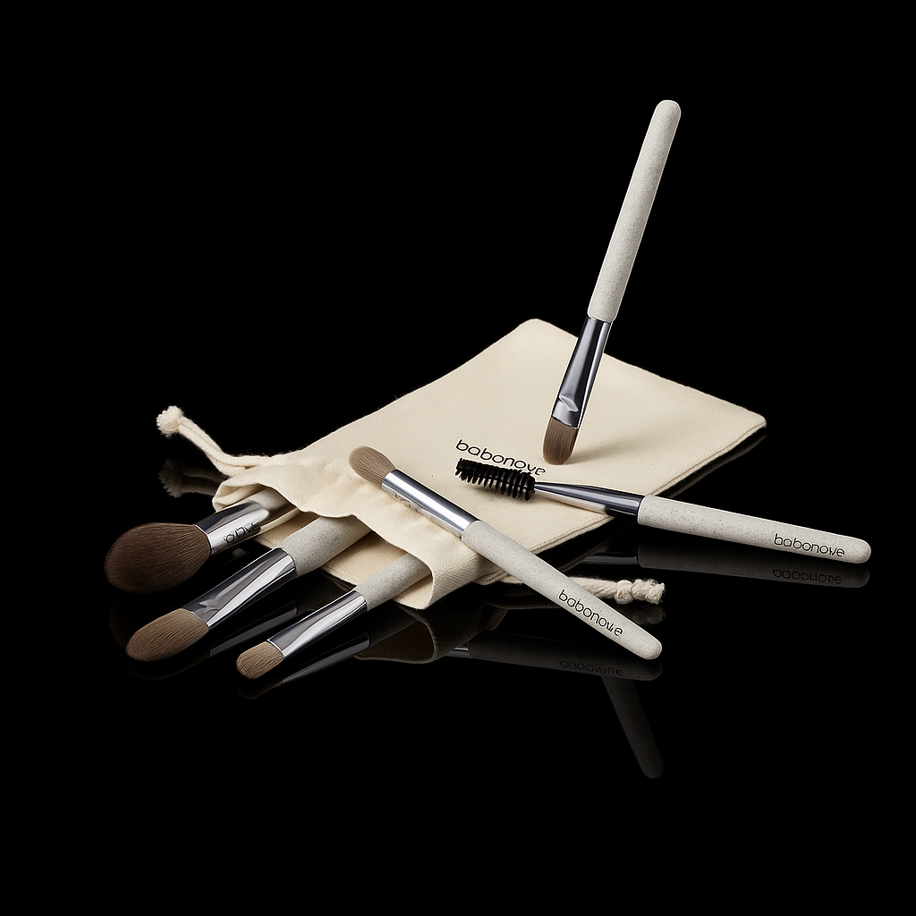 Ensemble de pinceaux de maquillage personnalisé logo