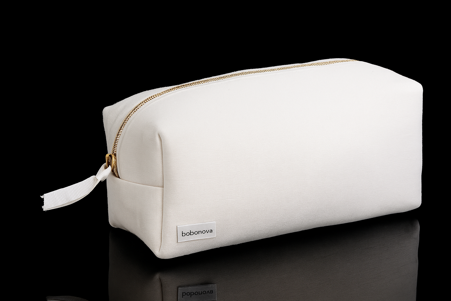 Trousse maquillage rectangulaire personnalisé en coton