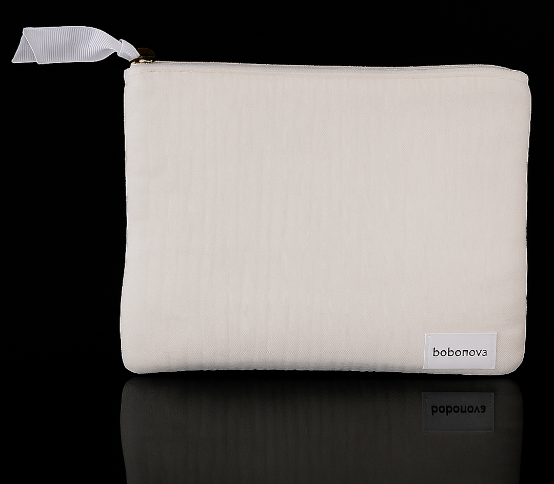 Trousse plate en coton personnalisé avec votre logo