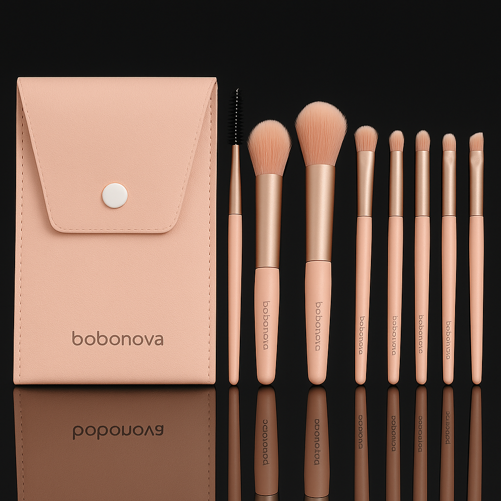 kit pinceaux dans un étui