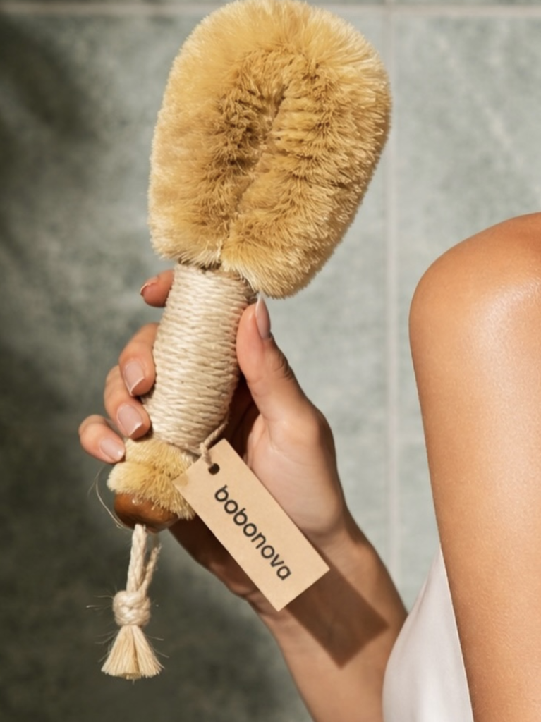 Brosse de massage personnalisée pour la douche