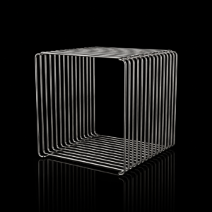 Caisse rangement grille - Chrome